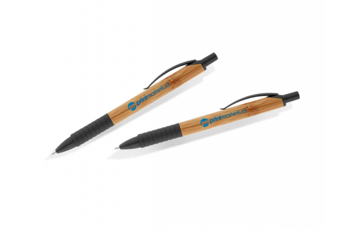 Бамбуковая ручка с Вашим логотипом