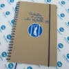 Крафт блокнот А5 с резинкой 5