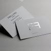 Визитки с тиснением фольгой 5