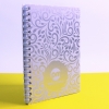 Блокнот А6, обложка металлизированный картон 1