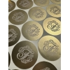 Наклейки на металлизированной пленке Silver / Gold 2