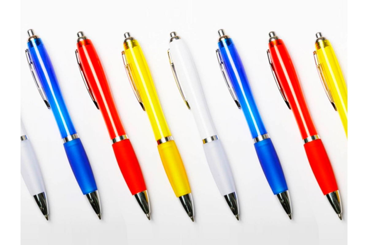 Ручка пластиковая, модель \Slim Color\