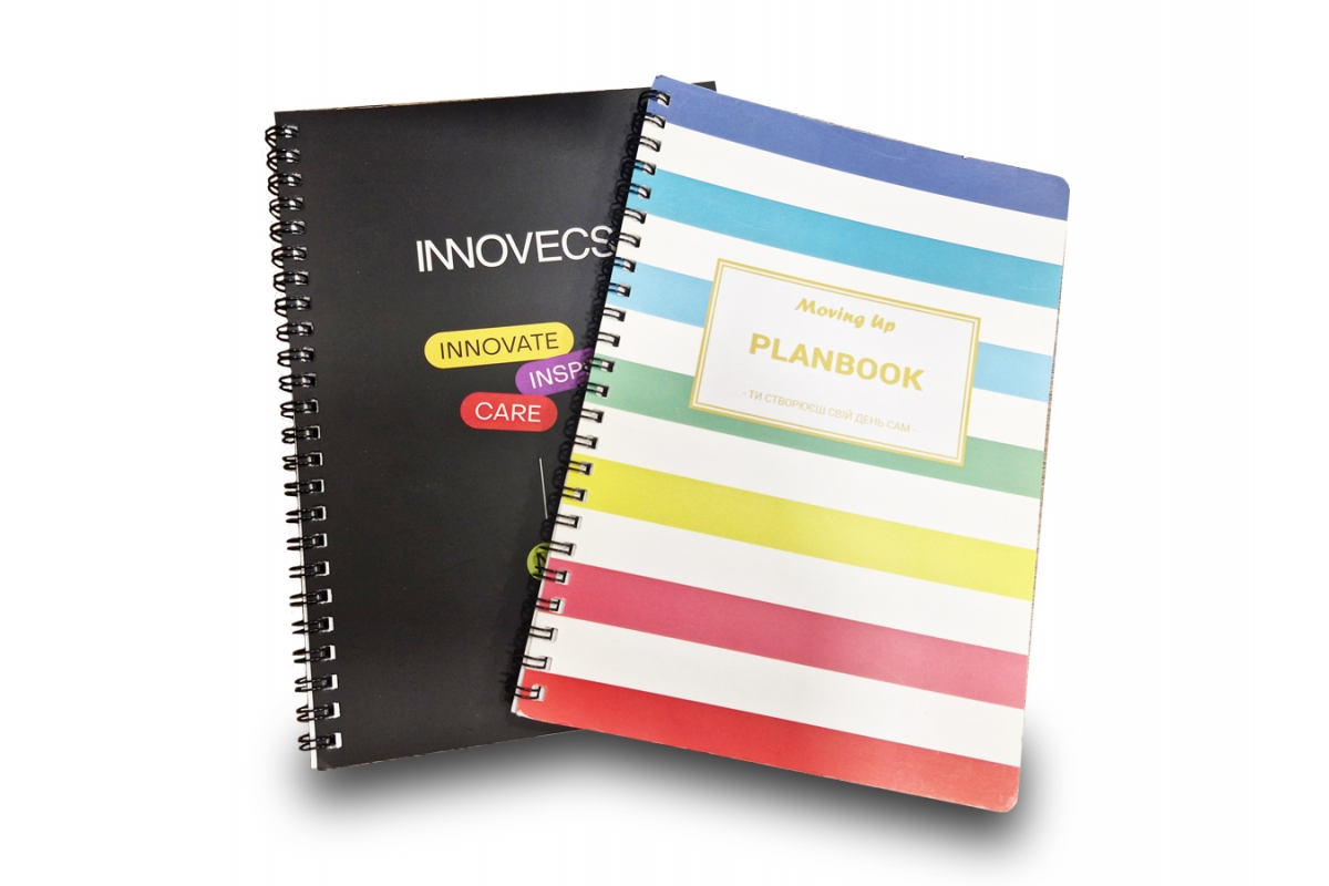 Блокнот А5 с логотипом 100 листов