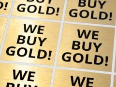 Наклейки на металлизированной пленке Silver / Gold