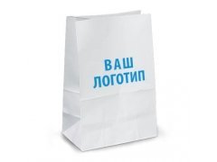 Белый крафт пакет без ручек Standart