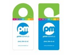 Хенгеры. Бумага 250 г/м2. Матовая ламинация.