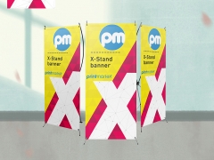X Баннер Эконом 0,8х1,8м