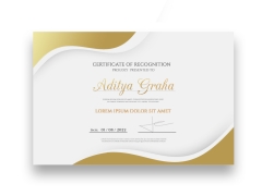 Сертификаты А4 с фольгированием