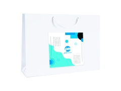 Пакет паперовий горизонтальний білий А4 Експрес