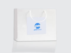 Пакет паперовий горизонтальний білий А3 Експрес