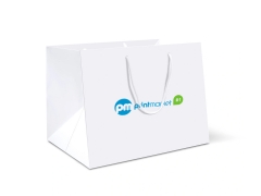 Пакет паперовий 35х25х25 см із Вашим логотипом